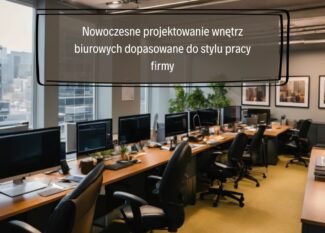 Nowoczesne projektowanie wnętrz biurowych dopasowane do stylu pracy firmy